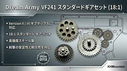 Dream Army Standard Gear Set for Version II/III (18:1)
