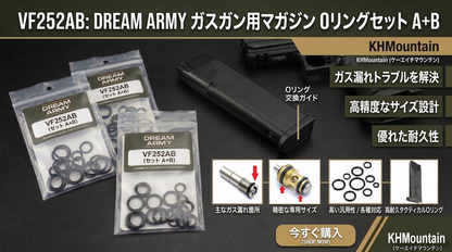 Dream Army Pistol Magazine O Ring Set A+B