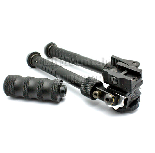 Full Metal V8 20mm QD Rail Mount Atlas Style Foregrip Bipod