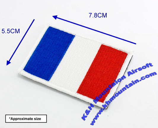 ミリタリーベルクロワッペン/フランス国旗