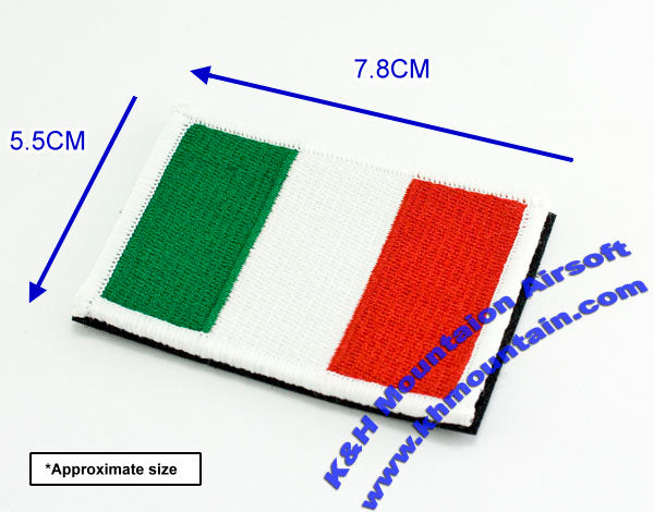ミリタリーベルクロワッペン/イタリア国旗