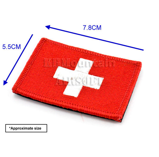Military Velcro Patch / Switzerland Flag
