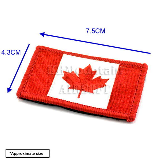 ミリタリーベルクロパッチ/カナダ国旗