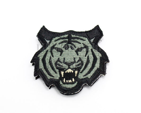 Military Velcro Patch / Tiger / Grey