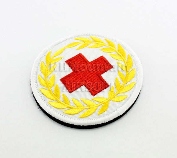 Military Velcro Patch / Red Cross / circle