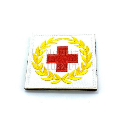 Military Velcro Patch / Red Cross (B) / square