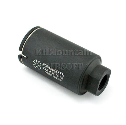 Dream Army Metal Mini Flash Hider for M4 with Marking / Black