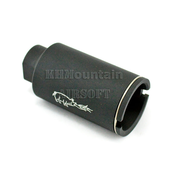 Dream Army Metal Mini Flash Hider for M4 with Marking / Black
