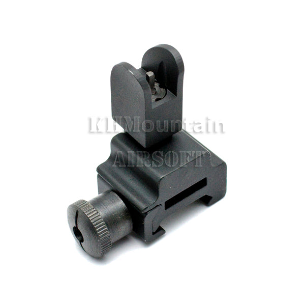Folding Battle Front Sight with 20mm Rail Metal / black
