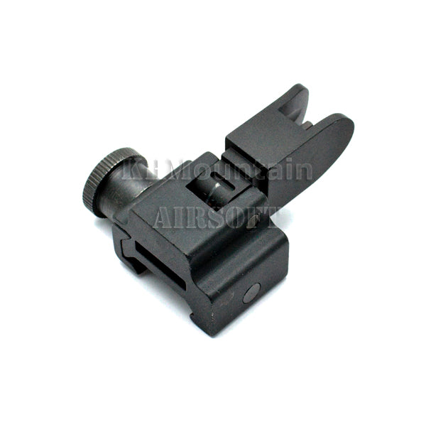 Folding Battle Front Sight with 20mm Rail Metal / black
