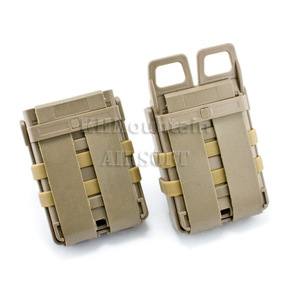 Dream Army Molle Fast Mag Dual 5.56 Magazine Pouch Set (DE)