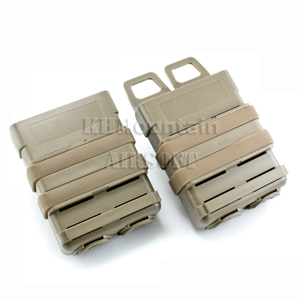 Dream Army Molle Fast Mag デュアル 5.56 マガジンポーチ セット (OD)