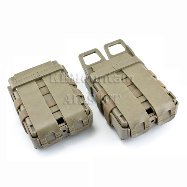 Dream Army Molle Fast Mag デュアル 5.56 マガジンポーチ セット (OD)