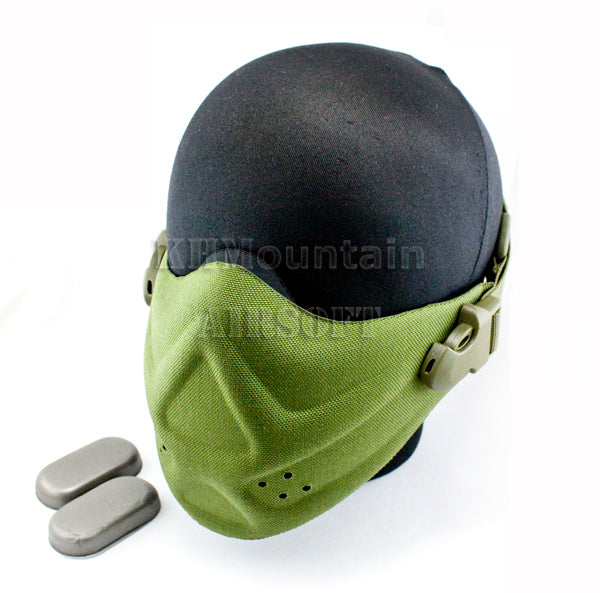 Dream Army EVA Half Face Protection Mask / Green