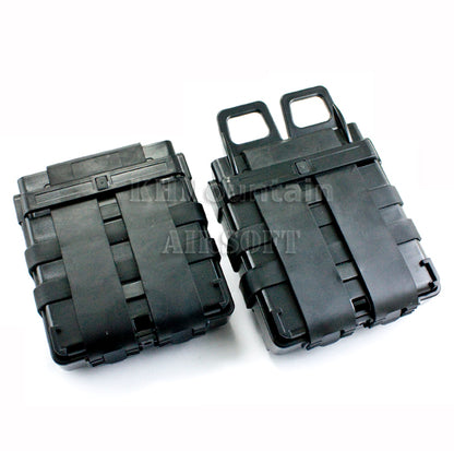 Dream Army Molle Fast Mag デュアル 7.62 マガジンポーチセット (BK)