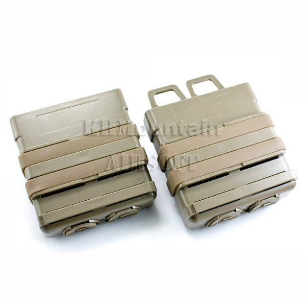 Dream Army Molle Fast Mag デュアル 7.62 マガジンポーチ セット (OD)