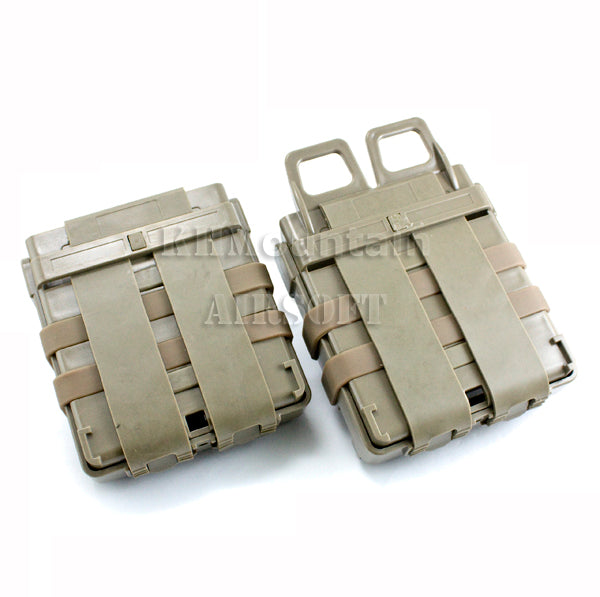 Dream Army Molle Fast Mag デュアル 7.62 マガジンポーチ セット (OD)