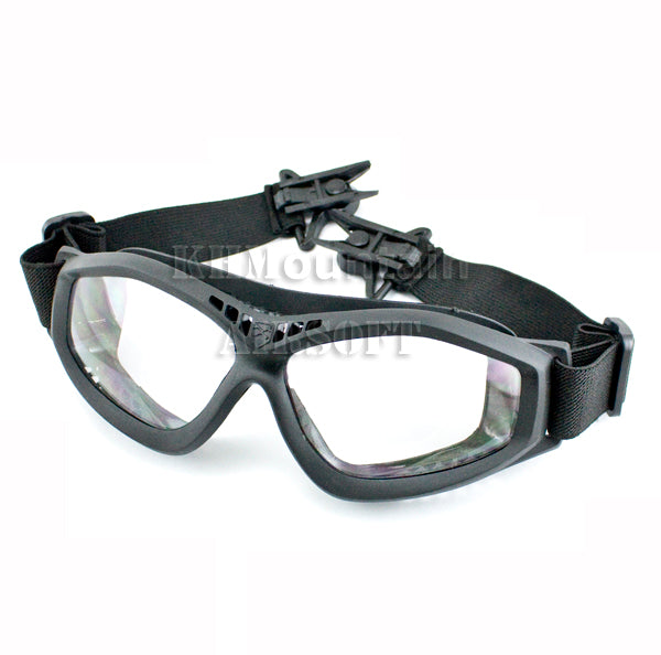 Dream Army Clear Glasses Goggles for FAST Helmet / Black