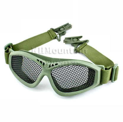 Dream Army Strike Steel Mesh Glasses Goggles for FAST Helmet /GN