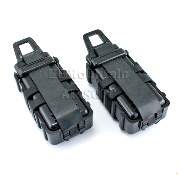 Dream Army Molle Fast Mag デュアル MP5/MP7 マガジンポーチセット (BK)