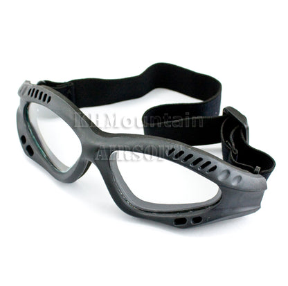 Dream Army Military Clear Lenses Glasses / Black