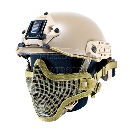 Dream Army Strike Steel Lower Face Mesh Mask for FAST Helmet /DE