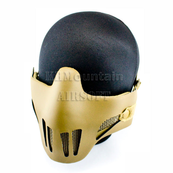 Dream Army Strike Steel Lower Face Mesh Mask /w Soft Cover / DE