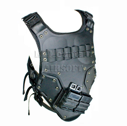 Tactical Body Armor DS TF3 Vest /w Plastic Pad & Pouch / BK