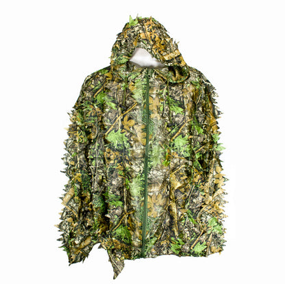 3D Jungle Camouflage Leaf Ghillie Suit / Woodland