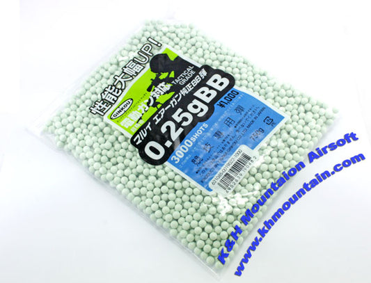 Ginkou 0.25g 6mm Precision Airsoft Ball 3000 rounds