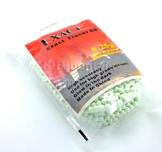 Exact Precision 6mm 0.25g Fluorescent Airsoft Ball 2000 rounds