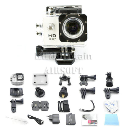 Sports DV Action Waterproof Camera 1080P HD 12MP with Wifi / WE