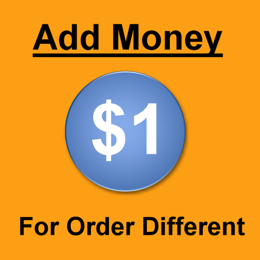 add money for order different